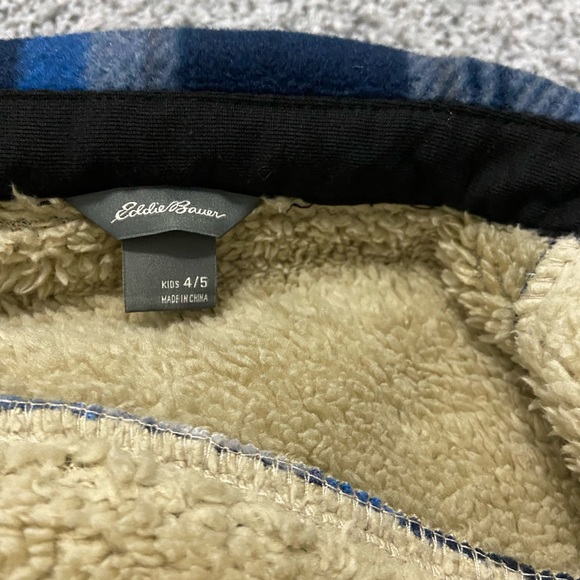 Boys plaid flannel jacket 4/5 - Picture 3 of 4